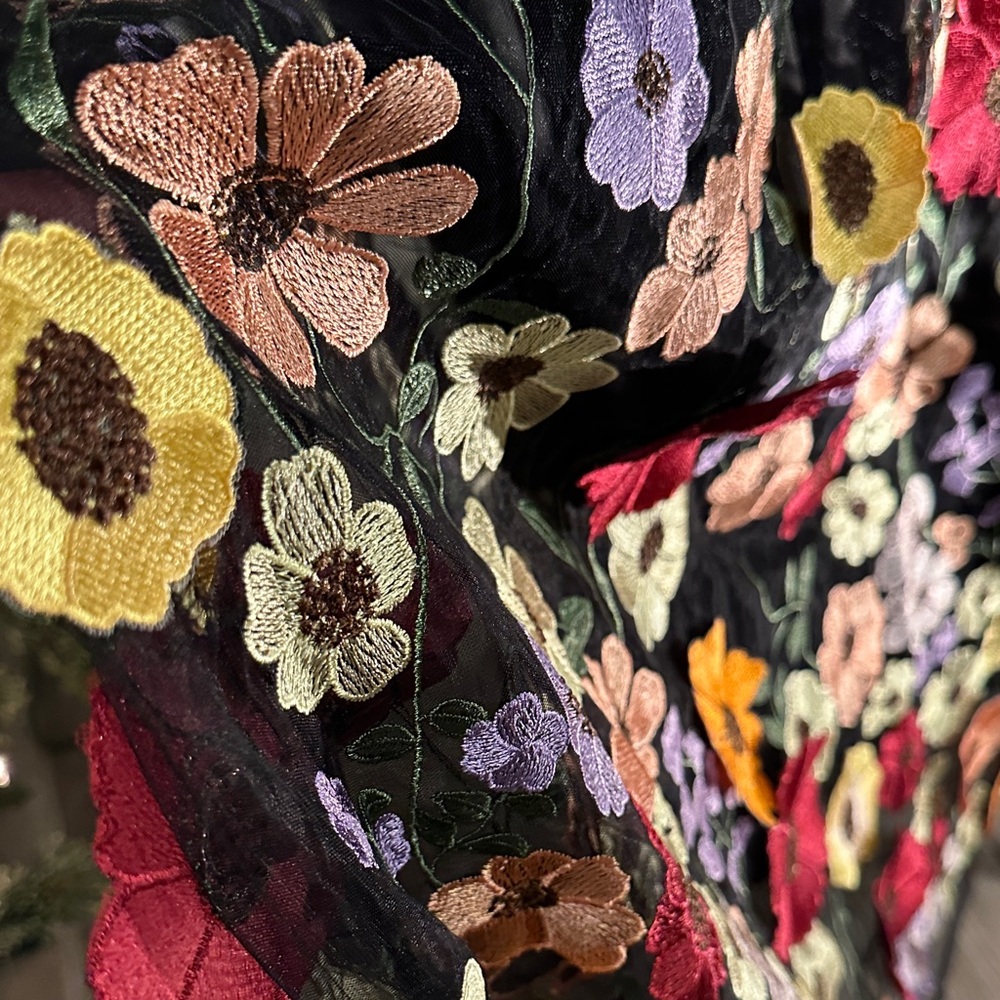Floral Black Evening Dress by NY & C - Picture 4 of 12